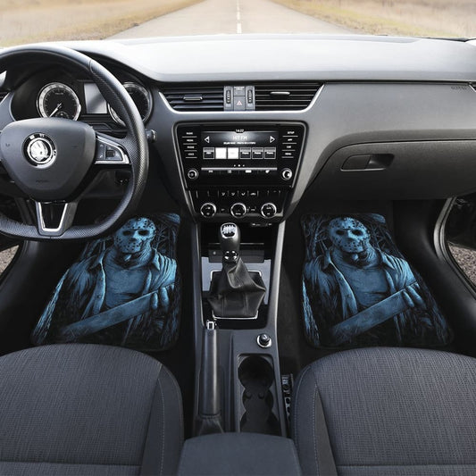 Jason Voorhees Art Friday The 13Th Car Floor Mats Movie Fan Gift 210101 - YourCarButBetter