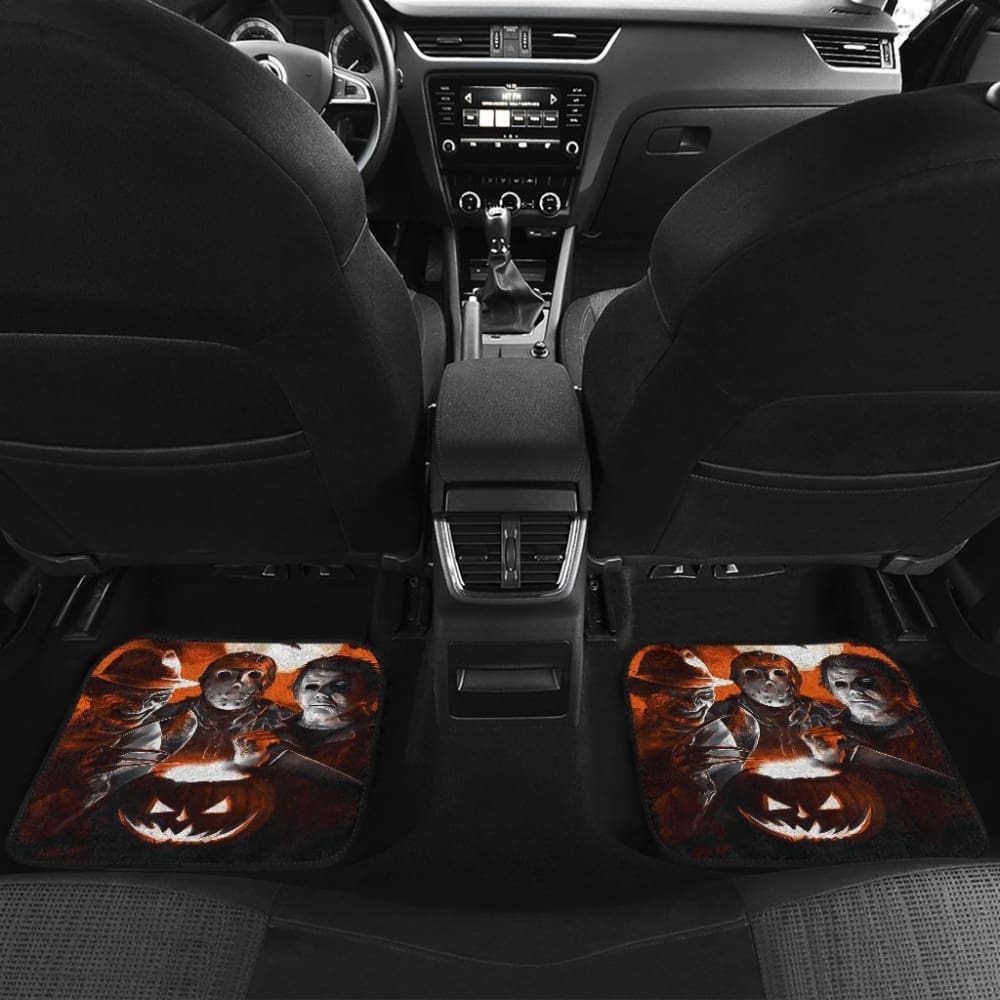 Jason Voorhees Freddy Krueger Michael Myers Horror Car Floor Mats 210101 - YourCarButBetter