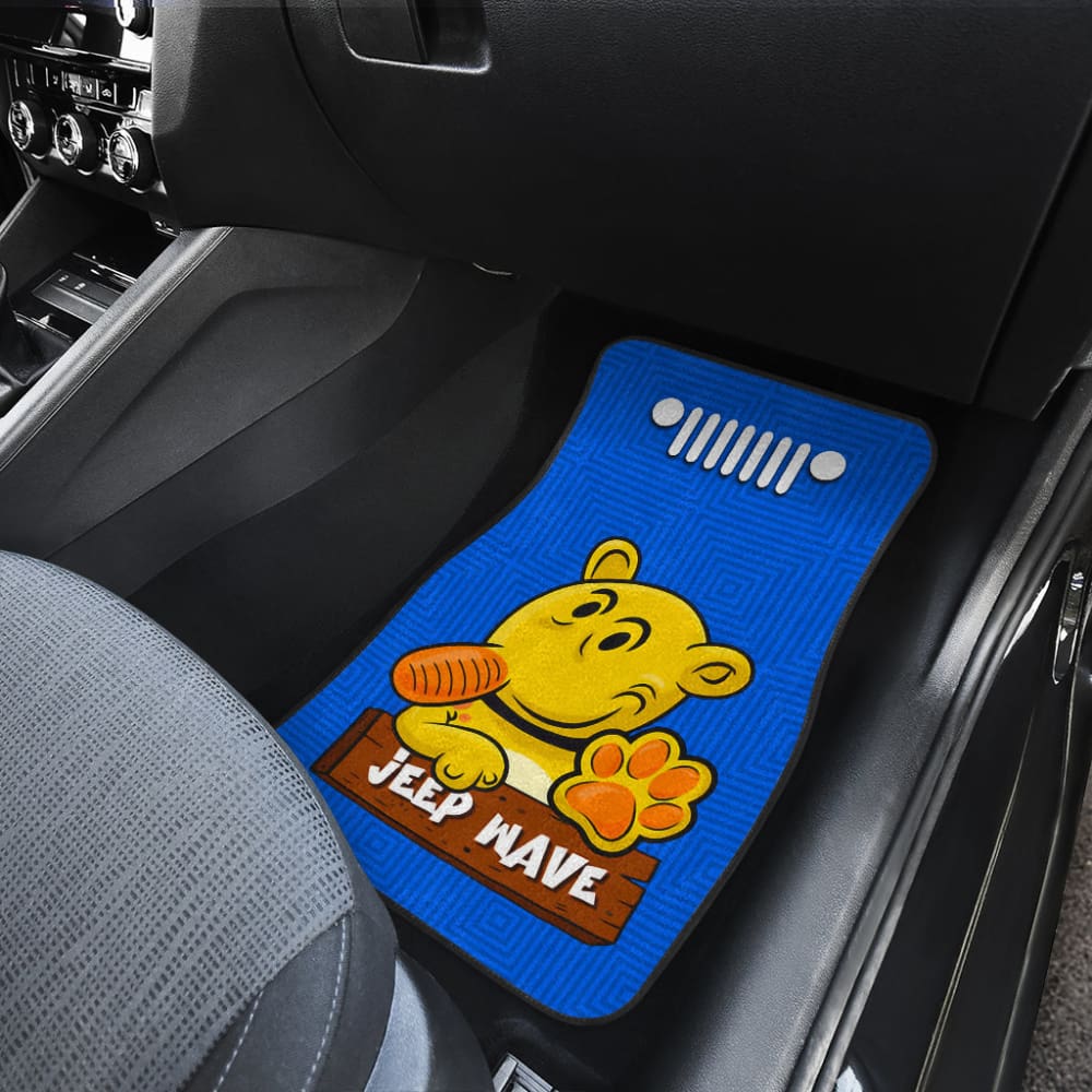 Jeep Girl Car Floor Mats Blue Pattern 211001 - YourCarButBetter