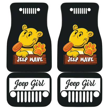 Jeep Girl Grill Jeep Car Floor Mats Black 210201 - YourCarButBetter