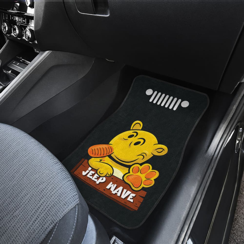 Jeep Girl Grill Jeep Car Floor Mats Black 210201 - YourCarButBetter