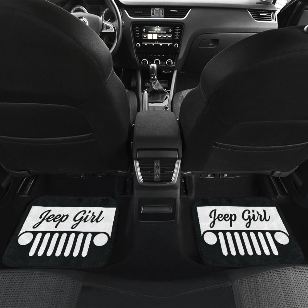 Jeep Girl Grill Jeep Car Floor Mats Black 210201 - YourCarButBetter