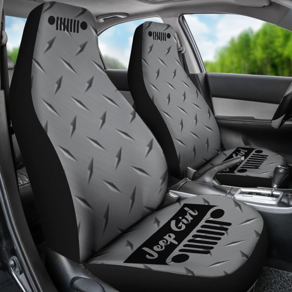 Jeep Girl Grill- Seat Cover Silvermetal 101819 - YourCarButBetter