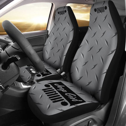 Jeep Girl Grill- Seat Cover Silvermetal 101819 - YourCarButBetter