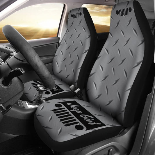 Jeep Girl Grill- Seat Cover Silvermetal 101819 - YourCarButBetter