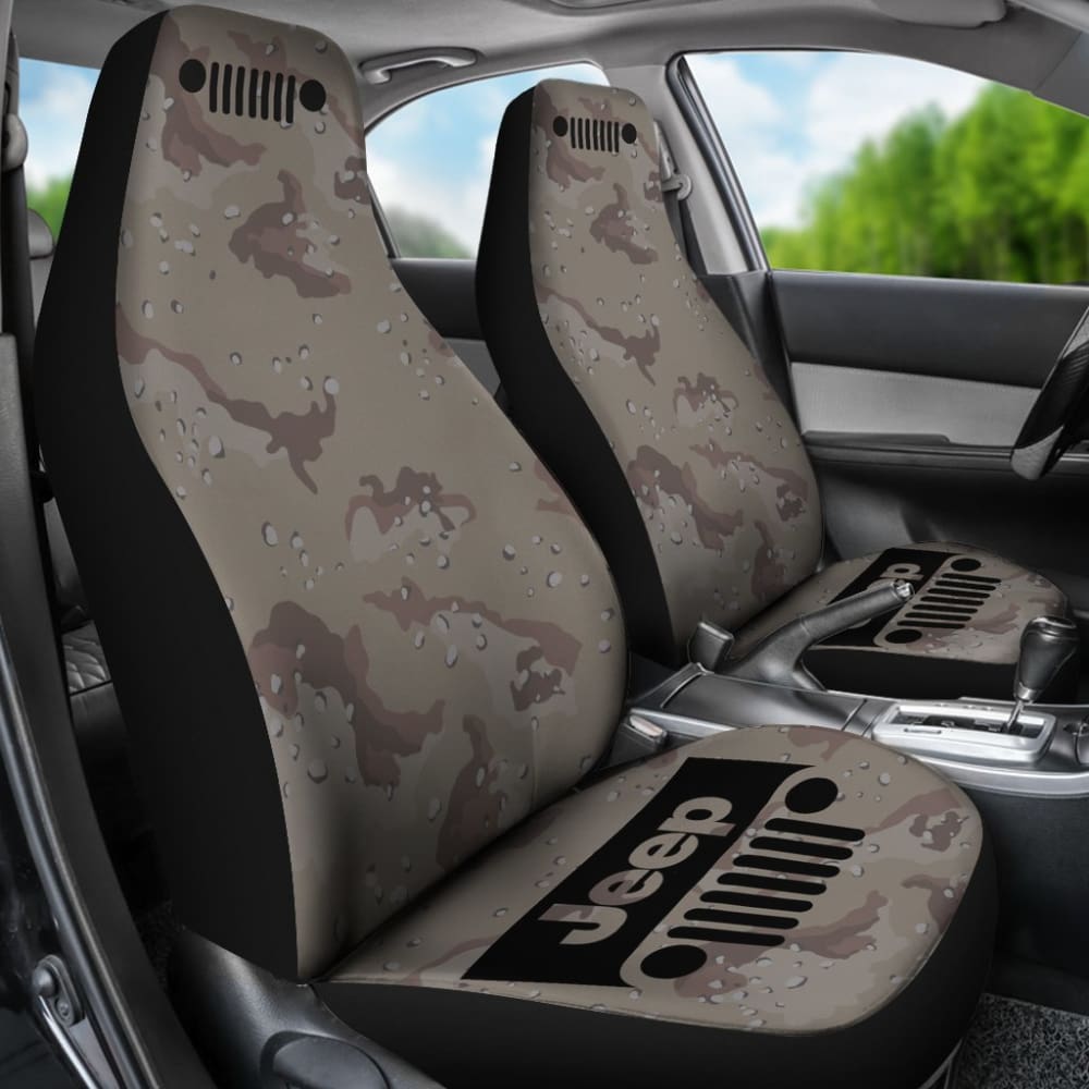 Jeep Grill- Seat Cover Desert Camo 101819 - YourCarButBetter