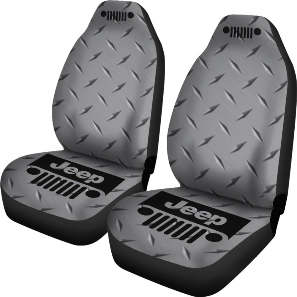 Jeep Grill- Seat Cover Silvermetal 101819 - YourCarButBetter