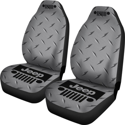 Jeep Grill- Seat Cover Silvermetal 101819 - YourCarButBetter