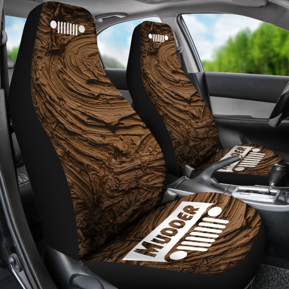 Jeep Mudder Seat Covers - Mud Swirls 101819 - YourCarButBetter