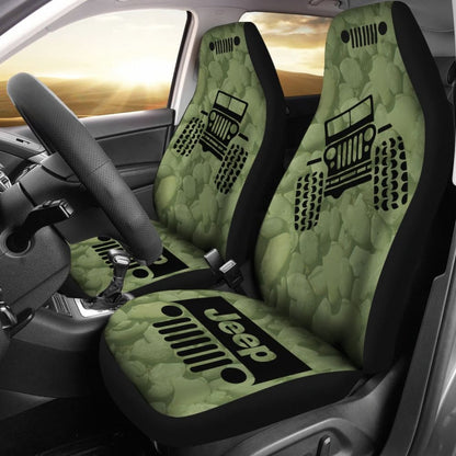 Jeep Offroad - Car Seat Cover Drabolive Black Stones 101819 - YourCarButBetter