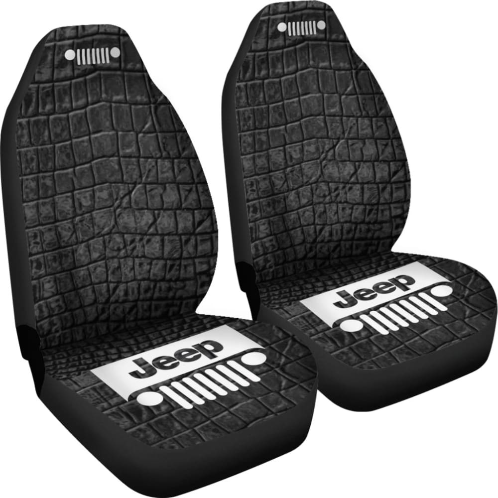 Jeep Seat Cover - Alligator Black 101819 - YourCarButBetter