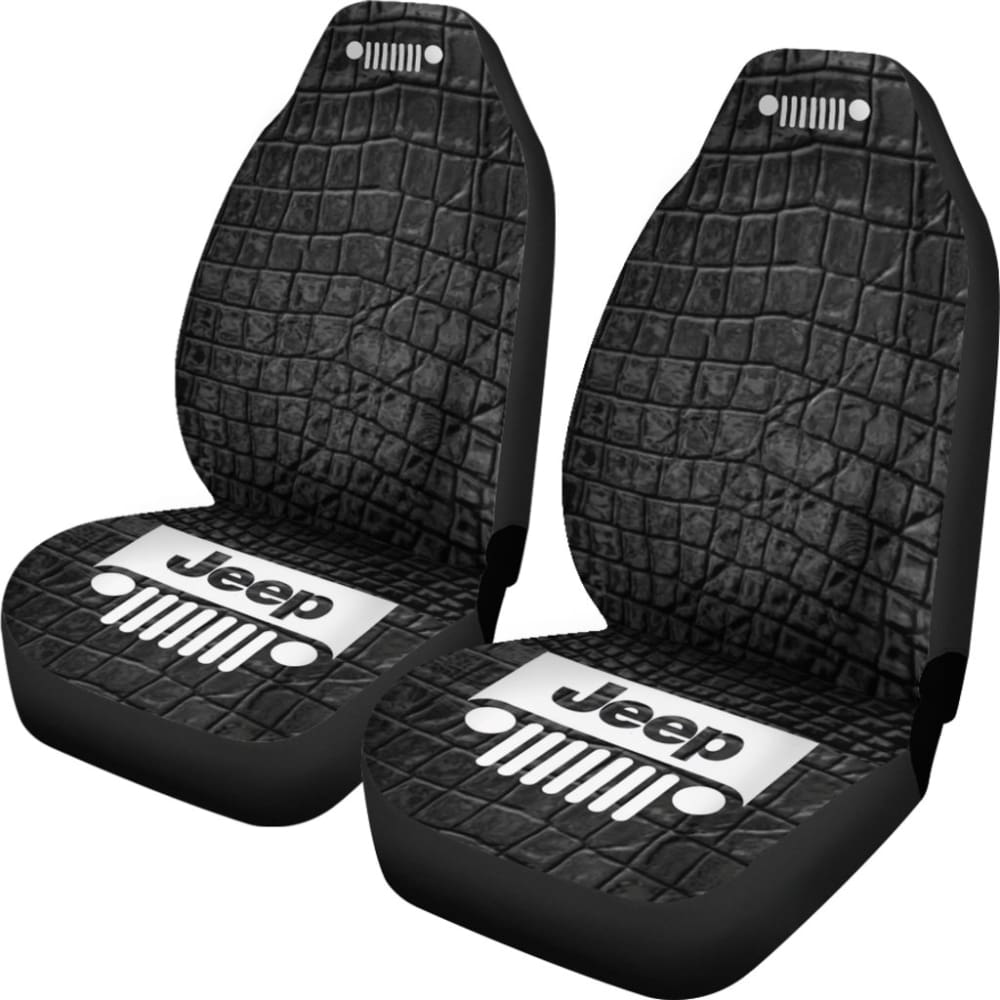 Jeep Seat Cover - Alligator Black 101819 - YourCarButBetter