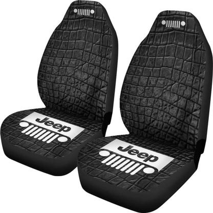 Jeep Seat Cover - Alligator Black 101819 - YourCarButBetter