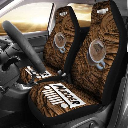 Jeep Seat Cover - Mudder Coffee Cup 101819 - YourCarButBetter