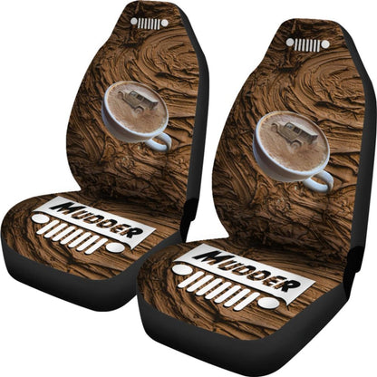 Jeep Seat Cover - Mudder Coffee Cup 101819 - YourCarButBetter