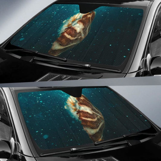 Jellyfish Underwater Mystery 4K Car Sun Shade 182102 - YourCarButBetter