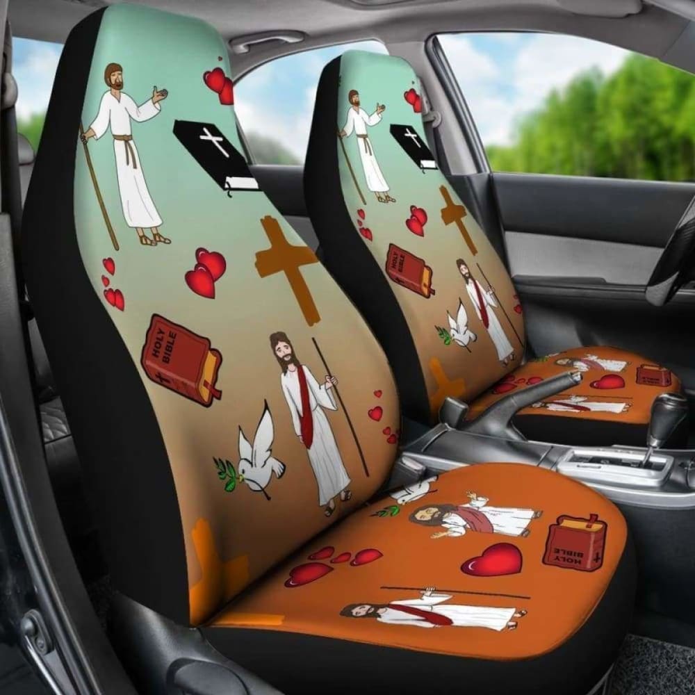Jesus Car Seat Covers 07 181703 - YourCarButBetter