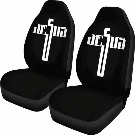 Jesus Christ Cross Crucifix Christian Car Seat Covers 160905