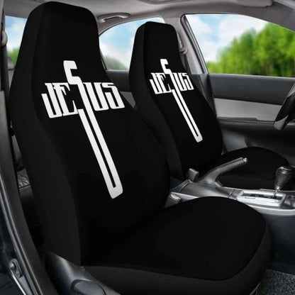 Jesus Christ Cross Crucifix Christian Car Seat Covers 160905