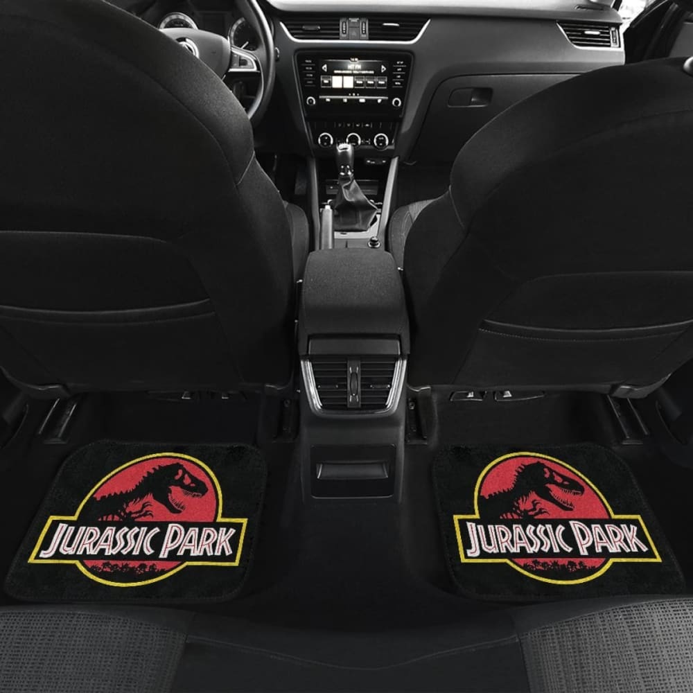 Jurassic Park Art Car Floor Mats Movie Fan Gift 094201 - YourCarButBetter