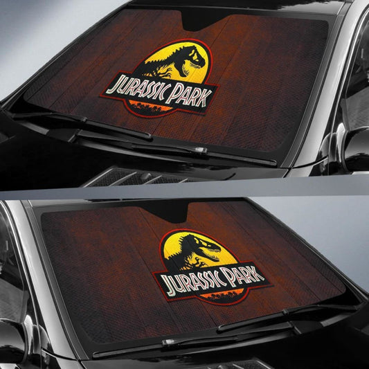 Jurassic Park Car Sun Shade Amazing Best Gift Ideas 094201 - YourCarButBetter
