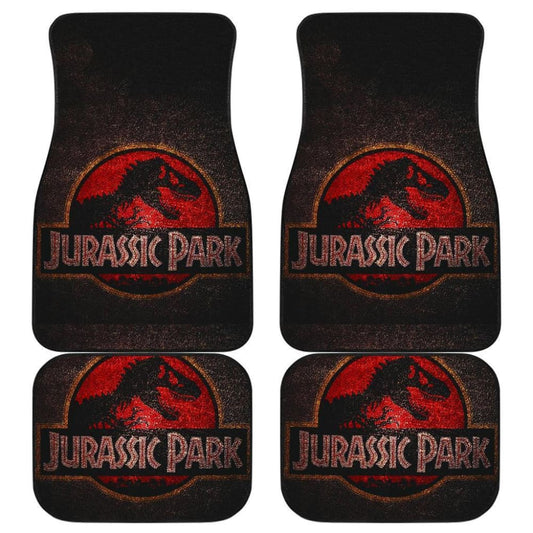Jurassic Park Dinosaurs Logo Car Floor Mats 094201 - YourCarButBetter