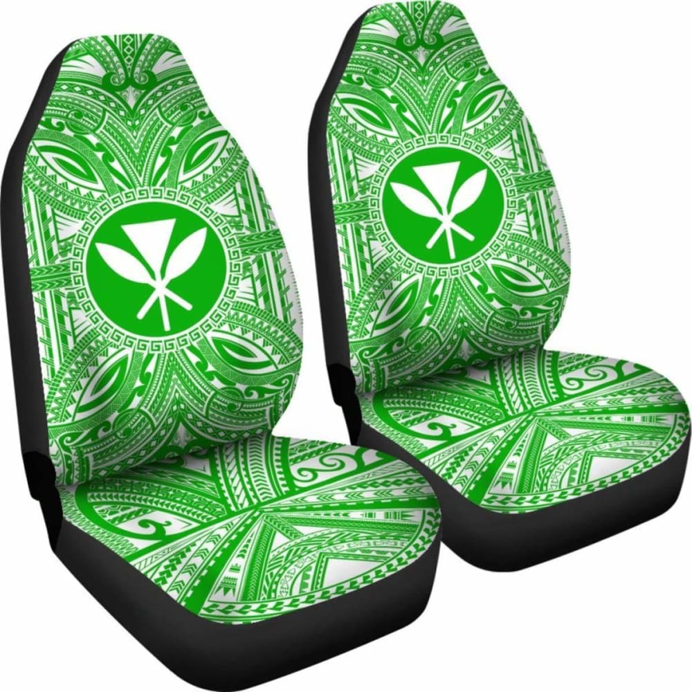 Kanaka Maoli Car Seat Cover - Kanaka Maoli Coat Of Arms Polynesian Flag Color 10 110728 - YourCarButBetter