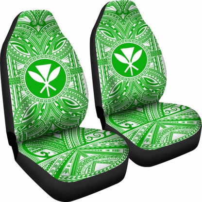 Kanaka Maoli Car Seat Cover - Kanaka Maoli Coat Of Arms Polynesian Flag Color 10 110728 - YourCarButBetter