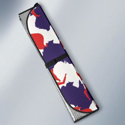 Kangaroo Australian Pattern Car Auto Sun Shades 094201 - YourCarButBetter