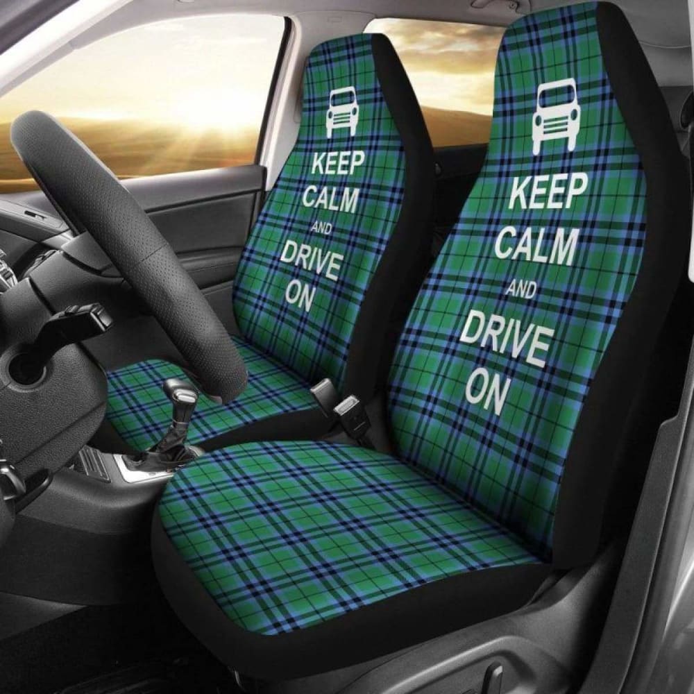 Keep Calm Keith Ancient Tartan Car Seat Cover 163730 - YourCarButBetter