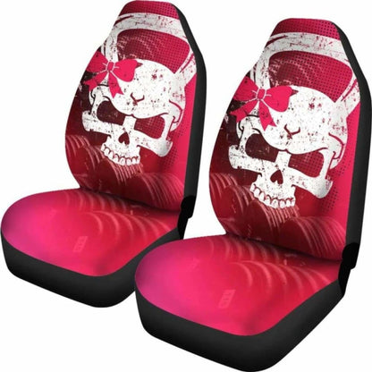 Kettlebell Skull Fitness Car Seat Covers 192609 - YourCarButBetter