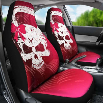 Kettlebell Skull Fitness Car Seat Covers 192609 - YourCarButBetter