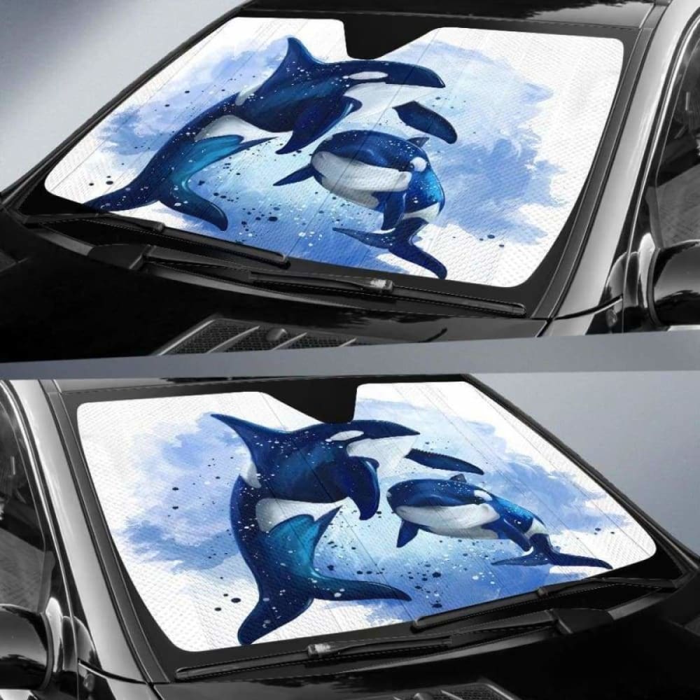 Killer Whale Auto Sun Shades 085424 - YourCarButBetter