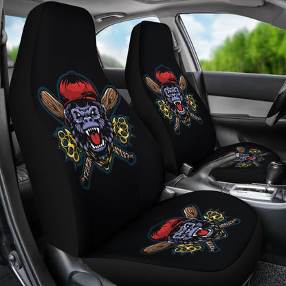 King Of Street Monkey Custom Fighting Sport Car Seat Covers 211305 - YourCarButBetter