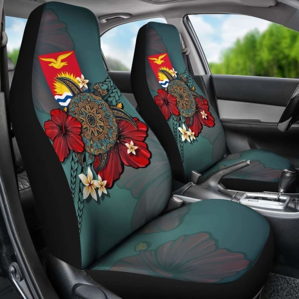 Kiribati Car Seat Covers Blue Turtle Tribal Amazing 091114 - YourCarButBetter