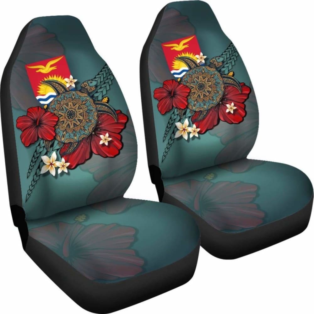 Kiribati Car Seat Covers Blue Turtle Tribal Amazing 091114 - YourCarButBetter