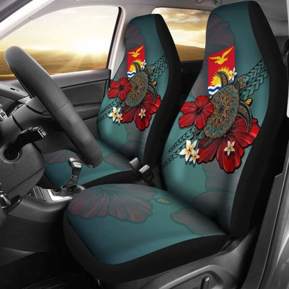 Kiribati Car Seat Covers Blue Turtle Tribal Amazing 091114 - YourCarButBetter