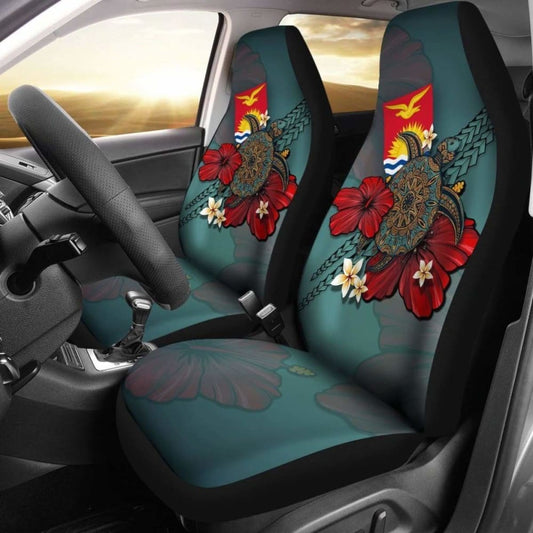 Kiribati Car Seat Covers Blue Turtle Tribal Amazing 091114 - YourCarButBetter