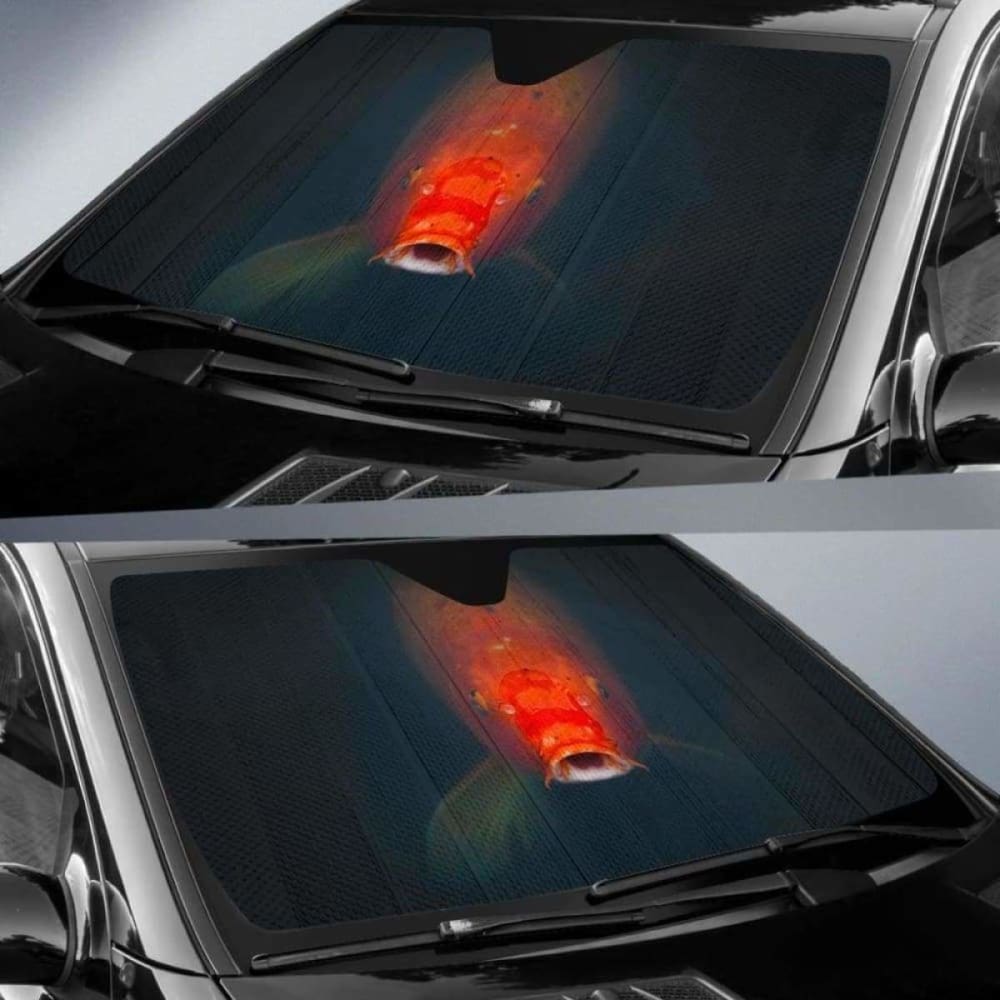 Koi Fish 3D Car Auto Sun Shades 104020 - YourCarButBetter