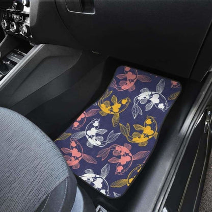 Koi Fish Carp Fish Pattern Front And Back Car Mats 154230 - YourCarButBetter