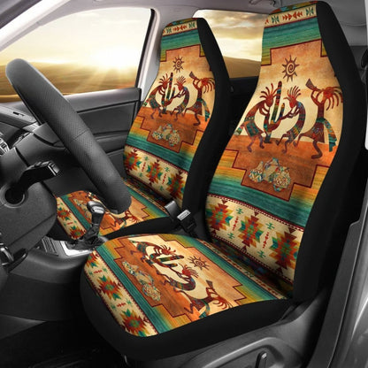 Kokopelli Totems Native American Car Seat Covers 093223 - YourCarButBetter