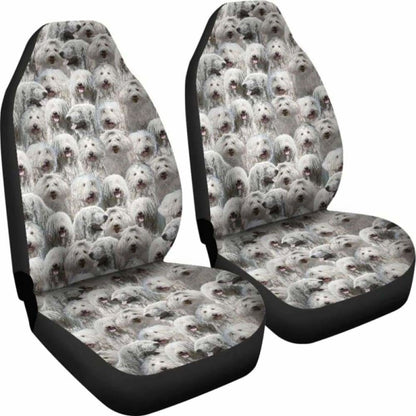 Komondor Full Face Car Seat Covers 090629 - YourCarButBetter