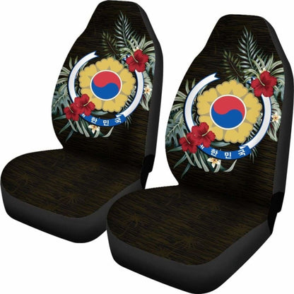 Korea Hibiscus Car Seat Covers 7 232125 - YourCarButBetter