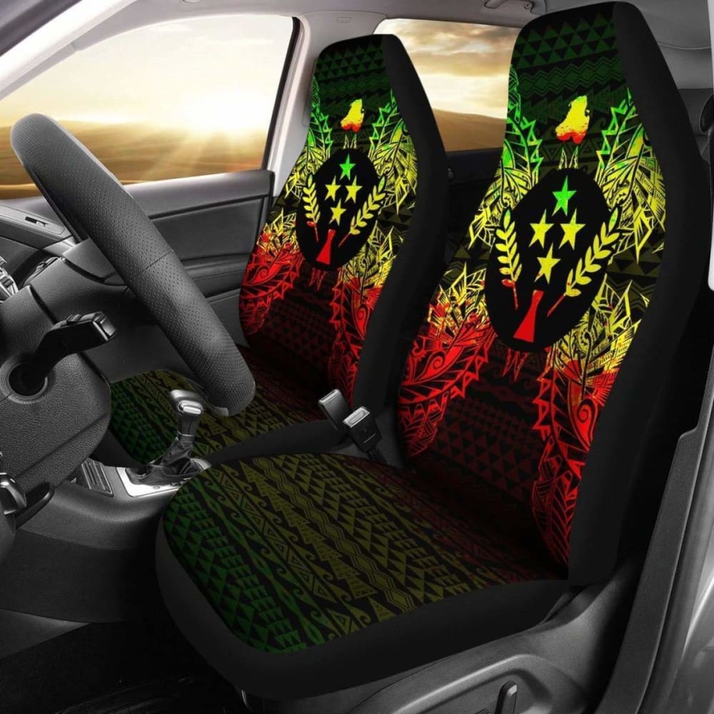 Kosrae Polynesia Car Seat Cover Map Reggae 105905 - YourCarButBetter