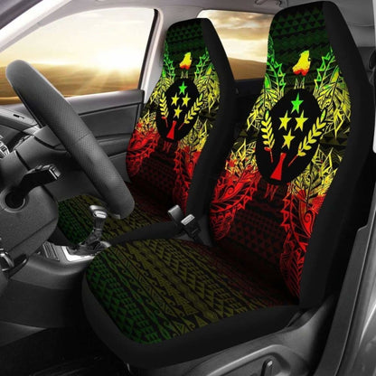 Kosrae Polynesia Car Seat Cover Map Reggae 105905 - YourCarButBetter