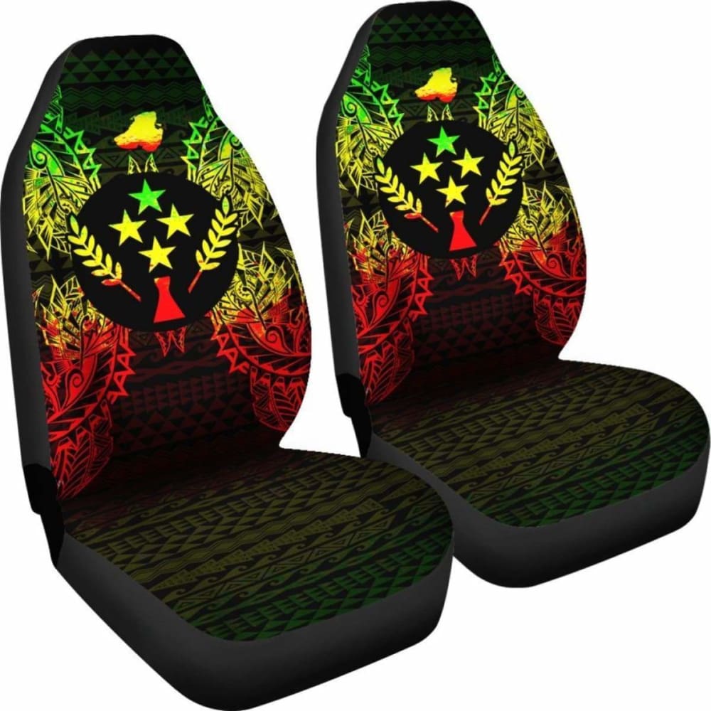 Kosrae Polynesia Car Seat Cover Map Reggae 105905 - YourCarButBetter
