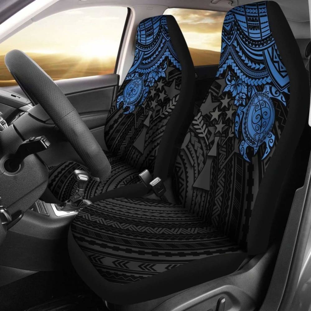 Kosrae Polynesian Car Seat Covers - Blue Turtle - Amazing 091114 - YourCarButBetter