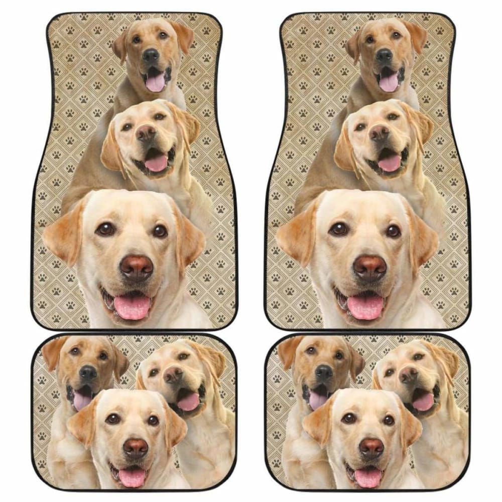 Labrador Car Floor Mats Funny For Lab Dog Lover 115106