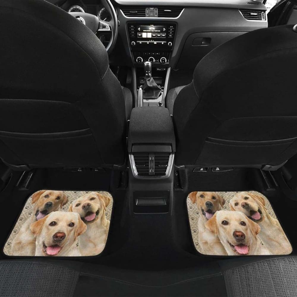 Labrador Car Floor Mats Funny For Lab Dog Lover 115106