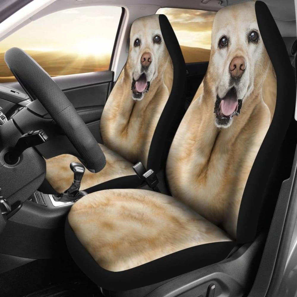 Labrador Car Seat Covers Funny 115106